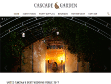 Tablet Screenshot of cascade-garden.com